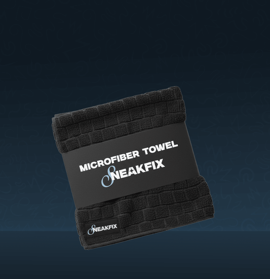 Black Microfiber Towel - SneakFix